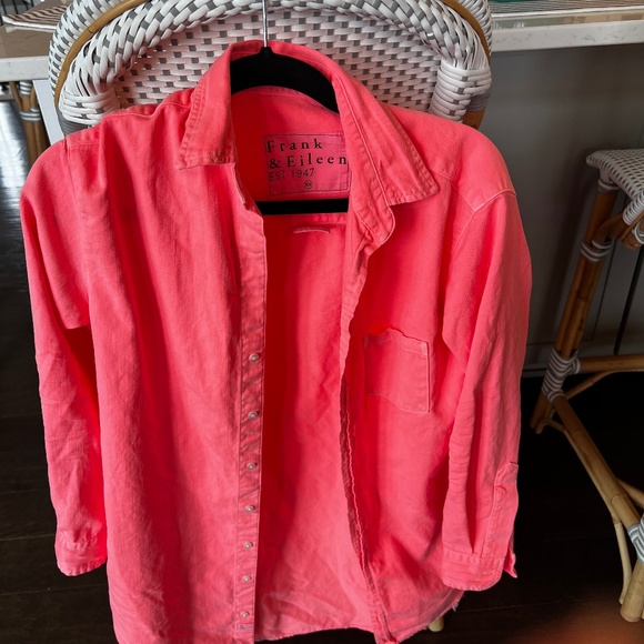 Frank & Eileen XS Mary Shirt Dress or Long Button Down -  Worn once - Picture 2 of 4